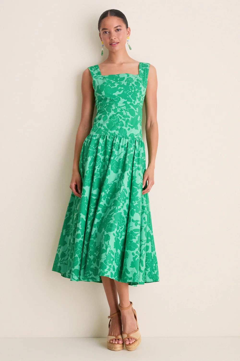 Emerald Floral Lilly Maxi Dress | Tuckernuck (US)