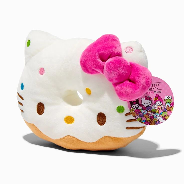 Hello Kitty® And Friends Cafe 8'' Hello Kitty® Donut Plush Toy | Claire's (US)