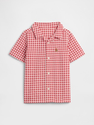 babyGap Brannan Bear Seersucker Vacay Shirt | Gap Factory