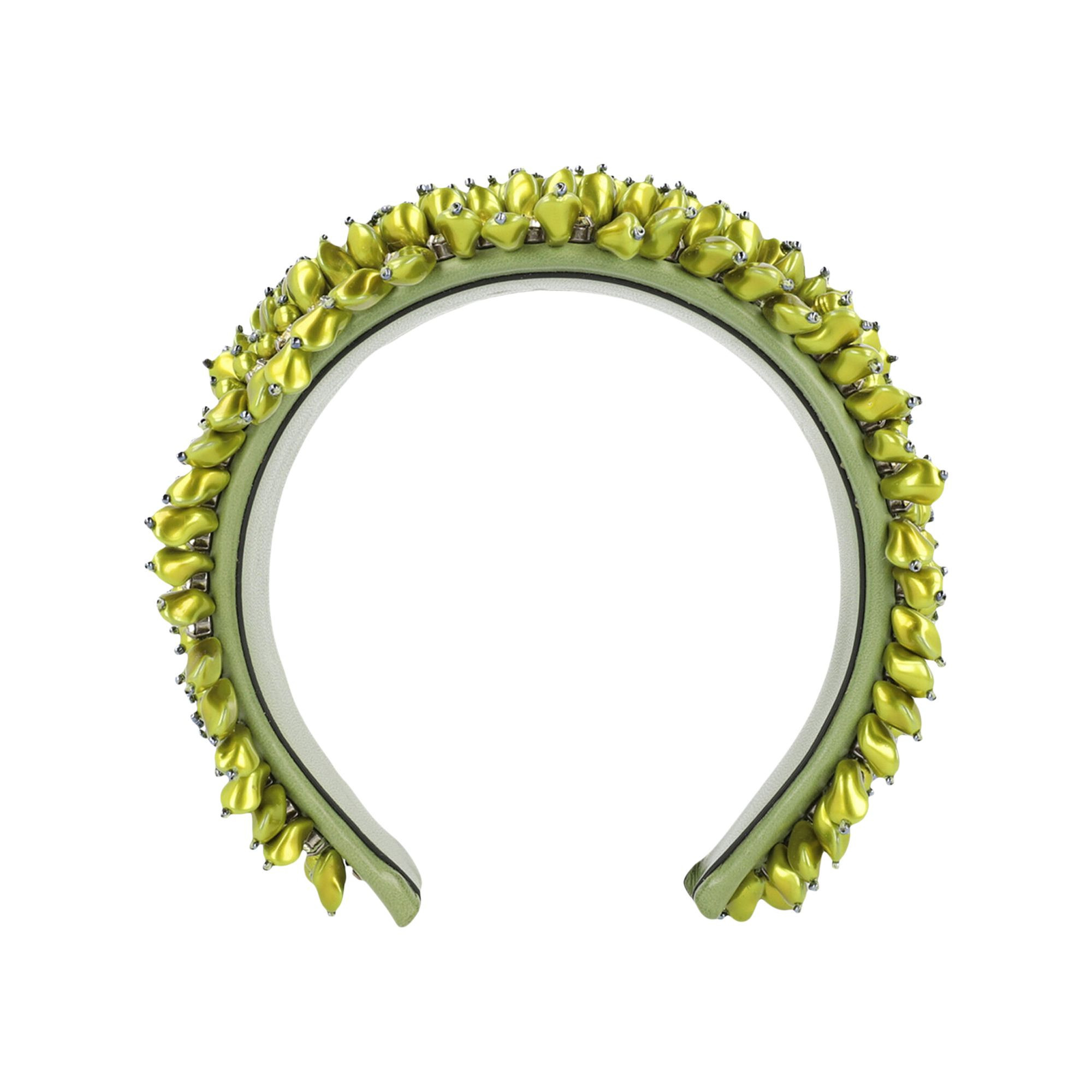 Gucci Beaded Headband 'Green' | Women's Size M | GOAT