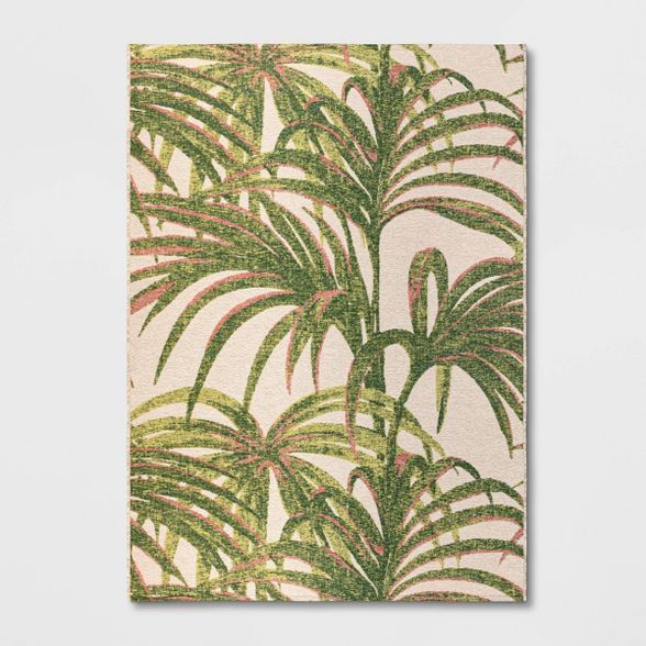 Outdoor Rug Neutral Palm - Threshold™ | Target