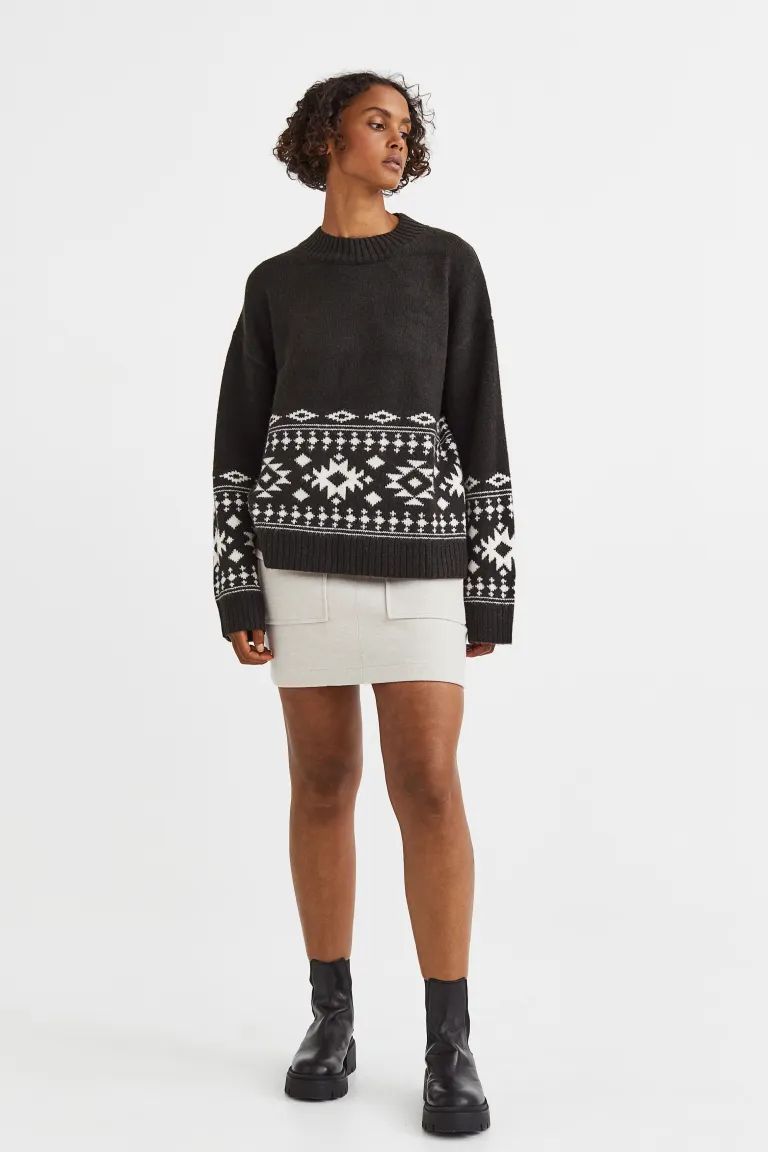 Jacquard-knit Sweater | H&M (US + CA)