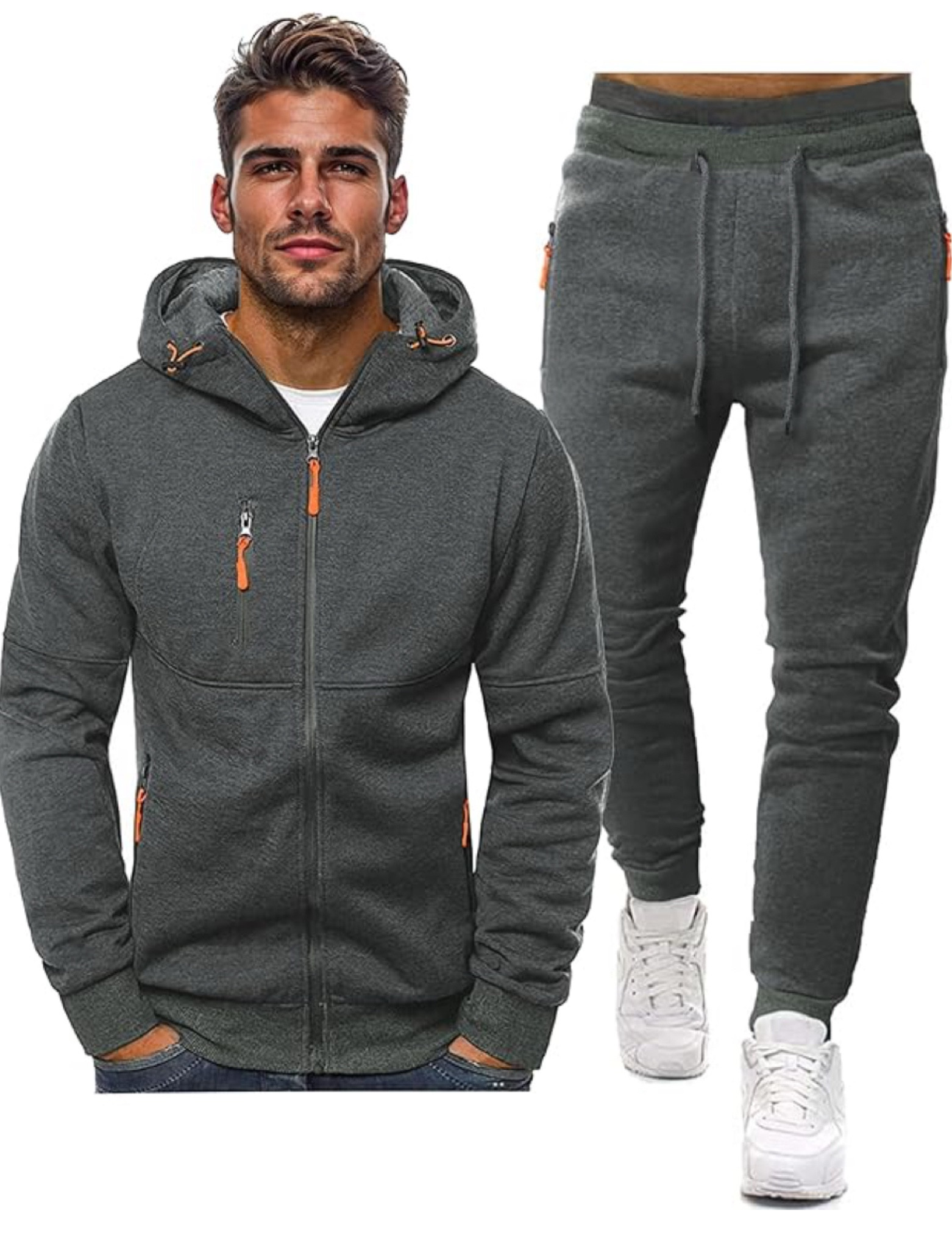 Hakjay Sweatsuits for Men 2 Piece Hoodie Men's Jogging Tracksuit Set Casual Athletic Long Sleeve Outfit Pullover Suit Set

#LTKStyleTip #LTKMens