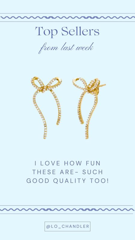 I had these on on stories last week and you guys loved them! They are so fun and under $30




Accessories 
Gold jewelry 
Bow earrings 
Statement ear rings 

#LTKstyletip #LTKbeauty #LTKfindsunder50