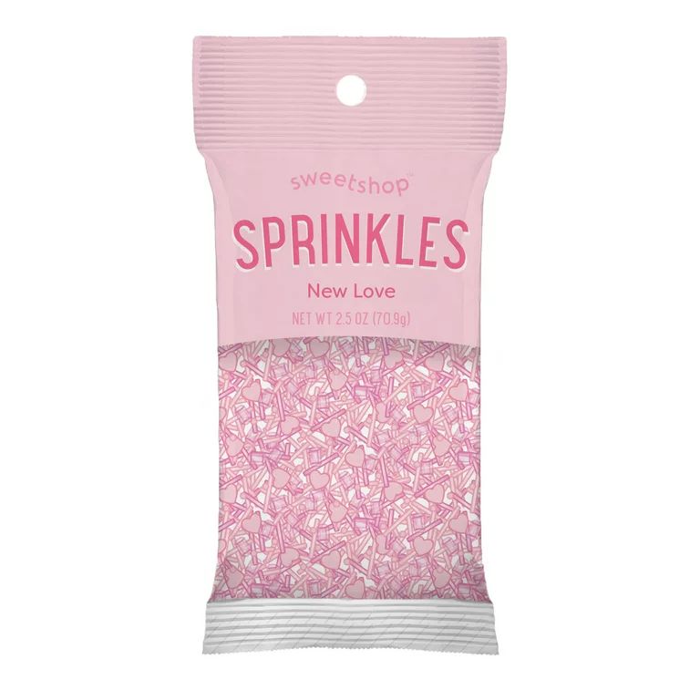 Sweetshop Pink Sprinkle Mix New Love Dessert Sprinkles & Decorations 2.5oz | Walmart (US)