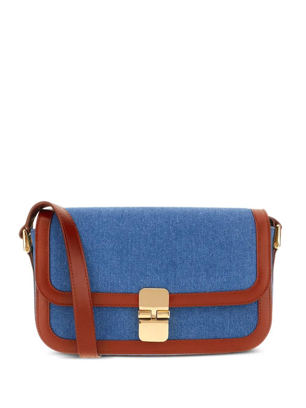 A.P.C. Mini Grace Crossbody Bag | Blue | FARFETCH | Farfetch Global