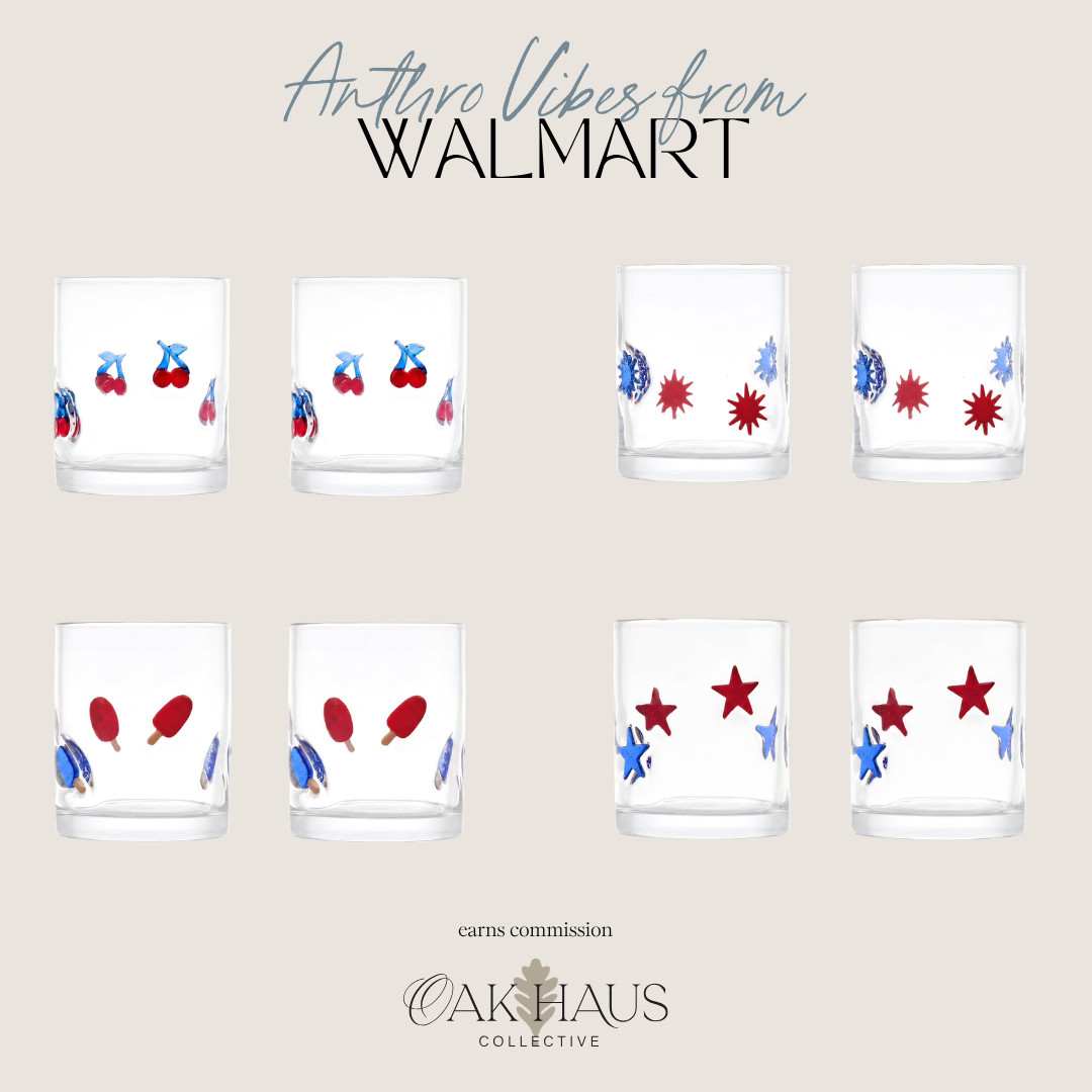 Anthro Vibes at Walmart! New icon glasses for summer!

summer icon glass, drinking glasses, cherry icon glass, fireworks icon glass, stars icon glass, popsicle icon glass, walmart home decor, kitchenware 

 

#LTKmomlife #LTKHome