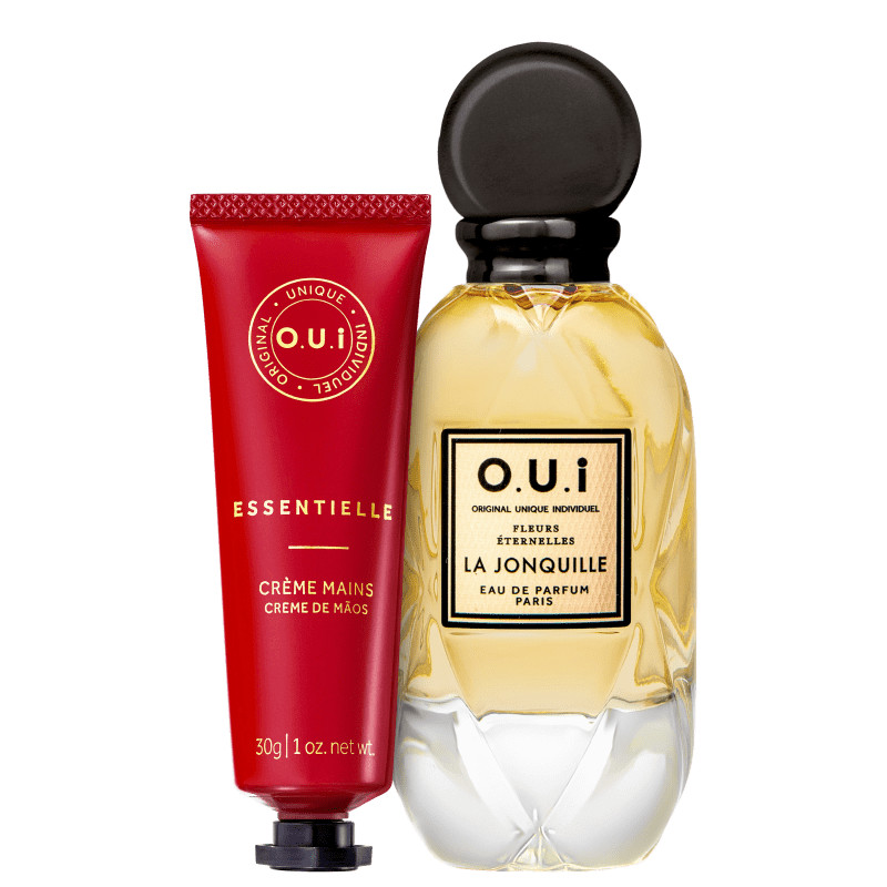 Conjunto com eau de parfum feminino e hidratante para as mãos. Uma combinação elegante e energ... | Beleza Na Web (BR)