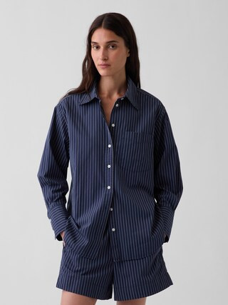 Organic Cotton Poplin Big Shirt | Gap (US)