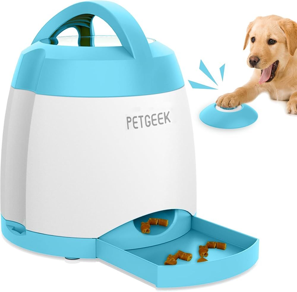 PETGEEK Automatic Treat Dispenser with Remote Button - Puzzle Memory Training Activity Toy- IQ Tr... | Amazon (US)