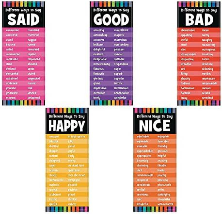 Fun Express Different Ways to Say Posters - 10 Pieces - Educational and Learning Activities for K... | Amazon (US)