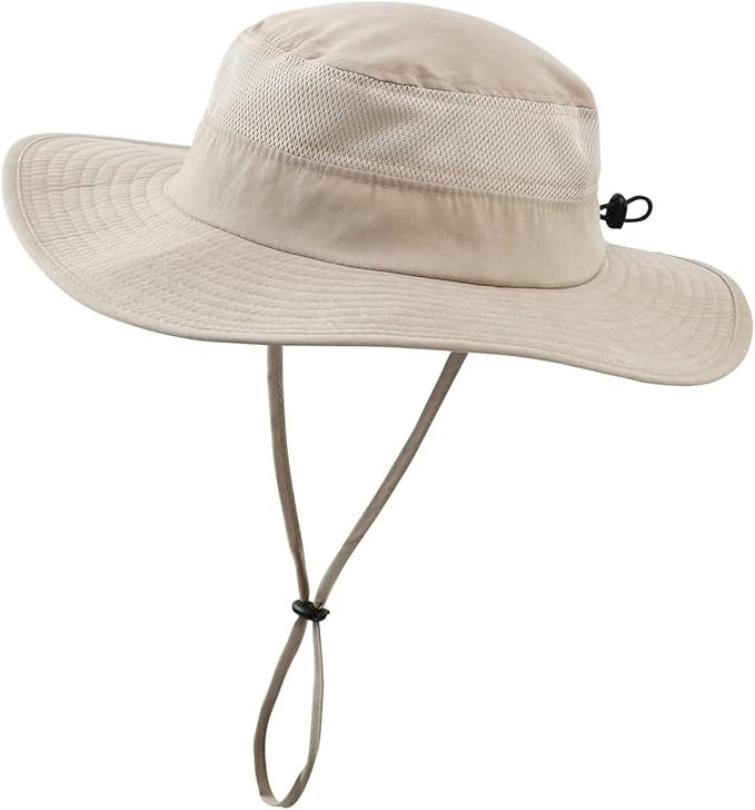 Connectyle Kids Wide Brim Sun Hat for Toddler Boys Girls Breathable Bucket Hat for Fishing Hiking... | Amazon (US)