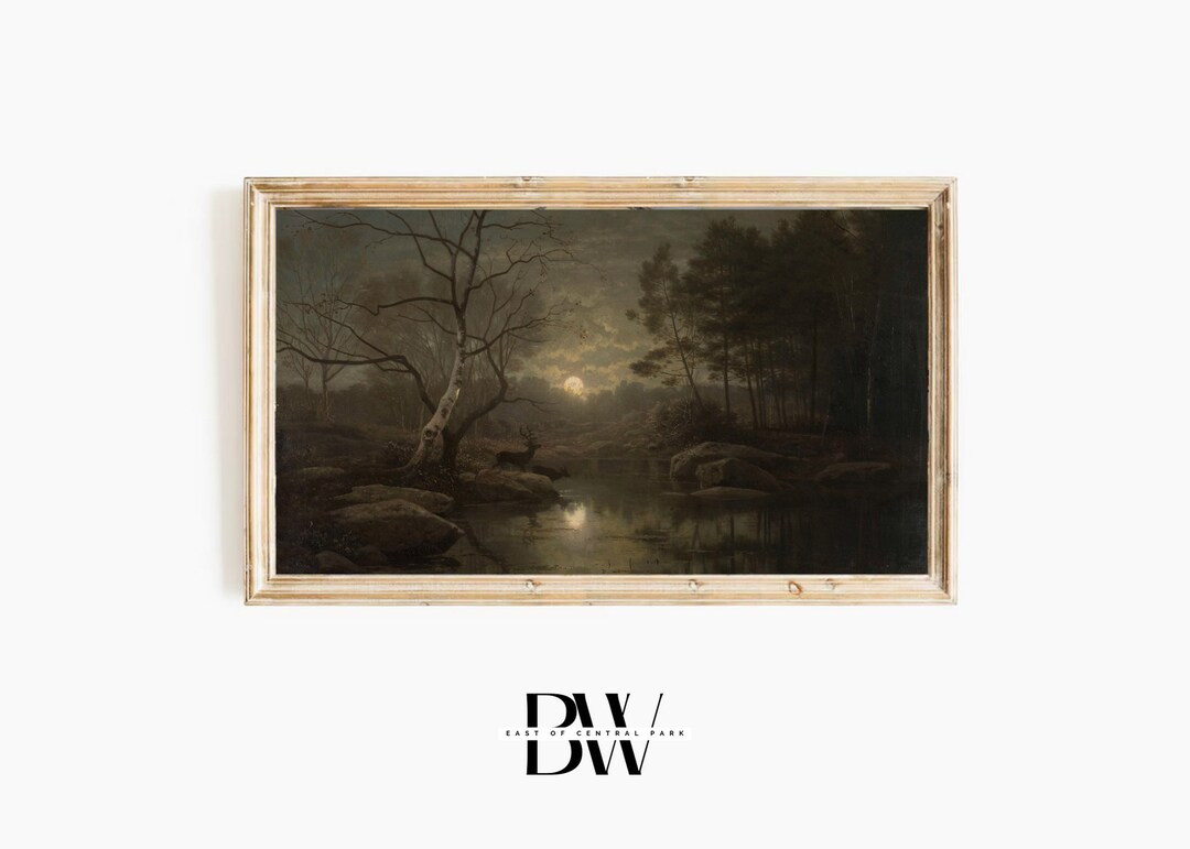 Samsung Frame TV Art  Halloween Art  Spooky Woods  Samsung - Etsy | Etsy (US)