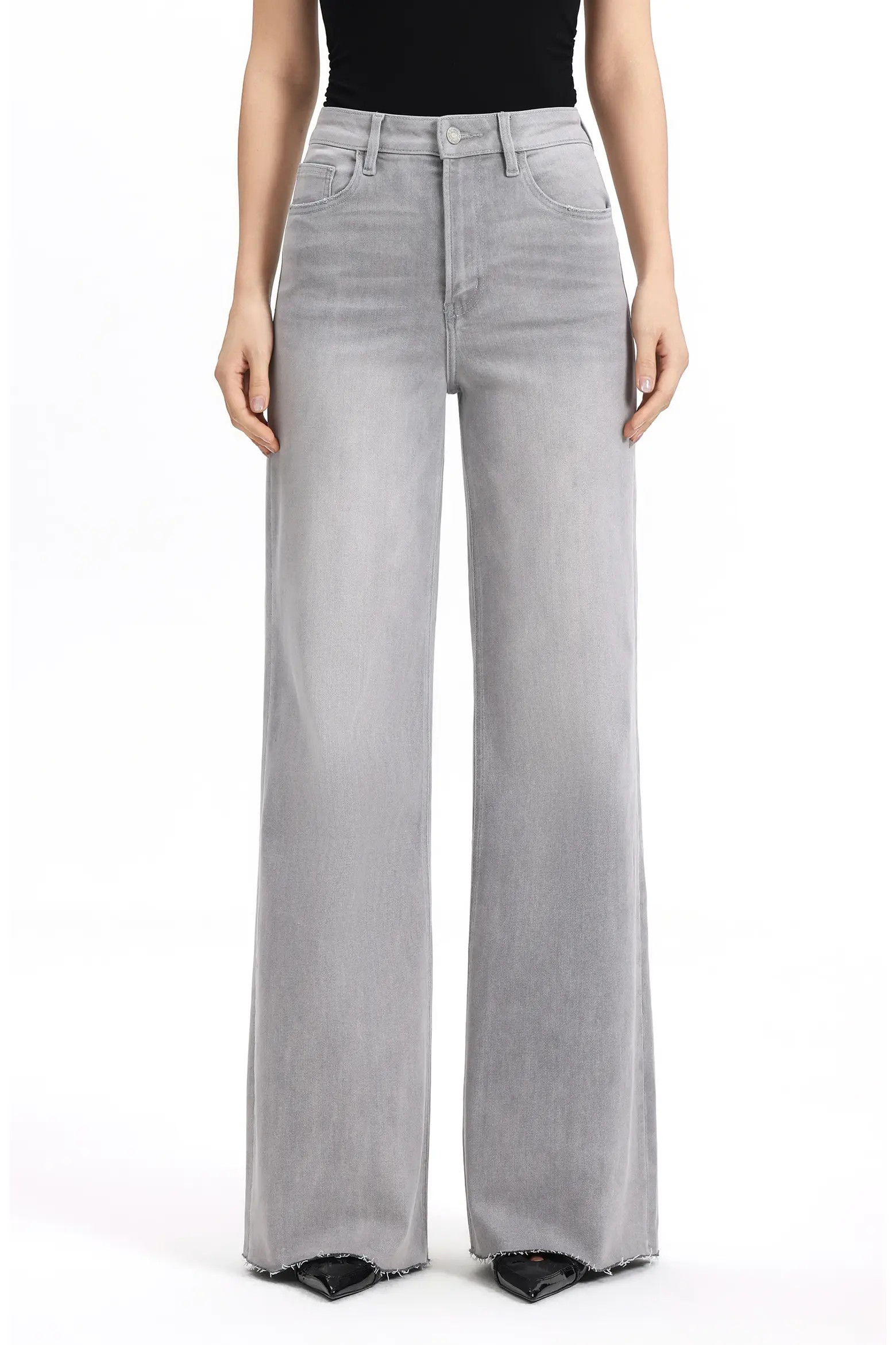 Bayeas Super High Waist Wide Leg Jeans (Women) | Nordstrom | Nordstrom
