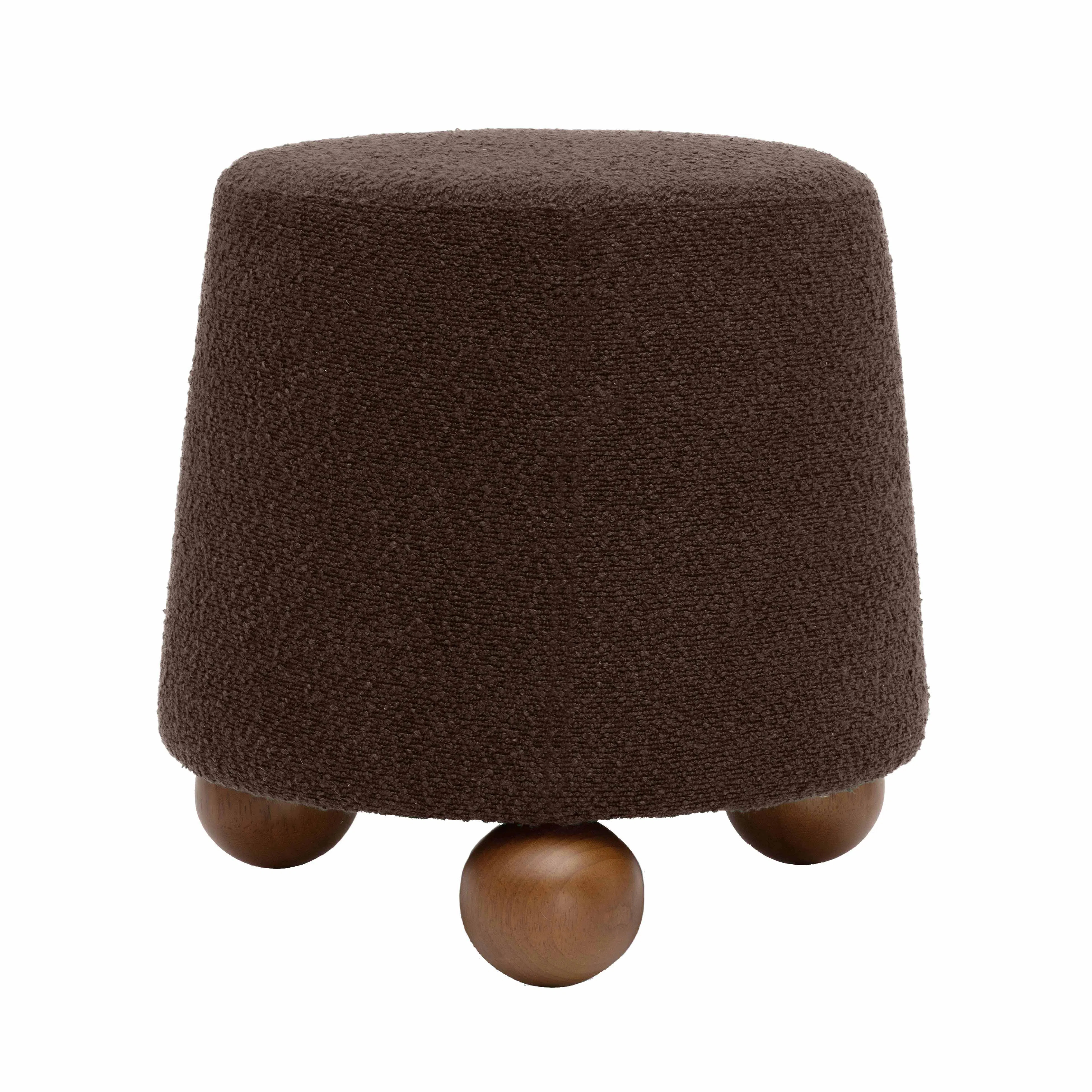 TOV Furniture Jaine Boucle Stool | Wayfair | Wayfair North America