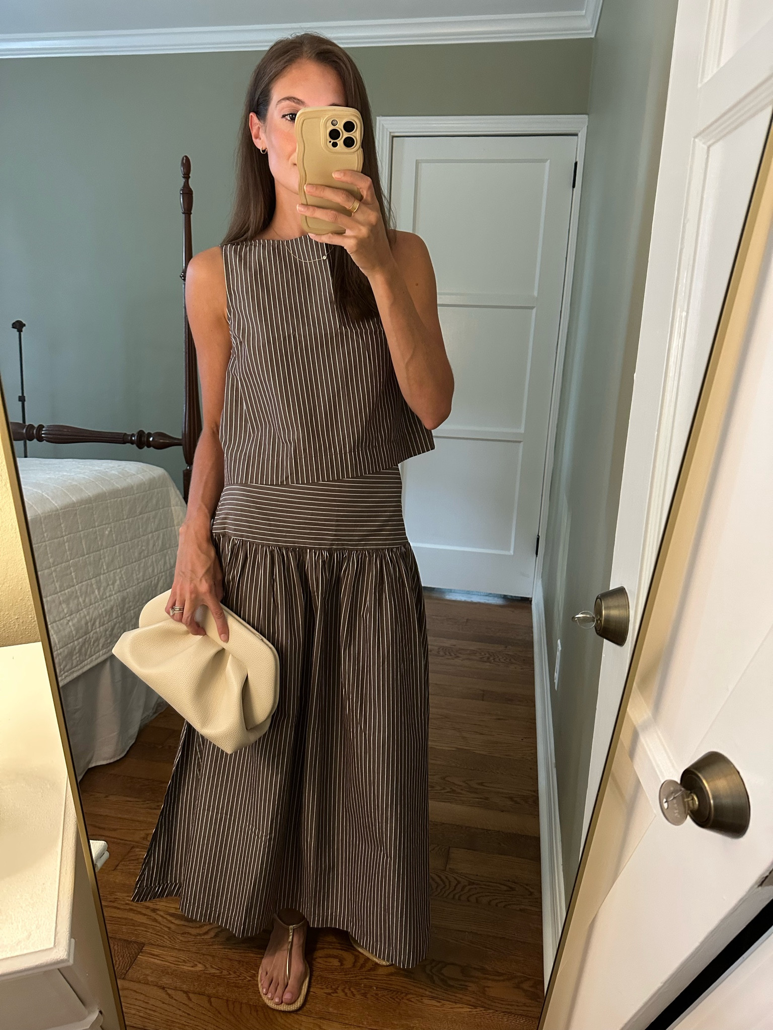 Striped skirt set from Gap - this skirt reminds me of a favorite in my closet from Staud 