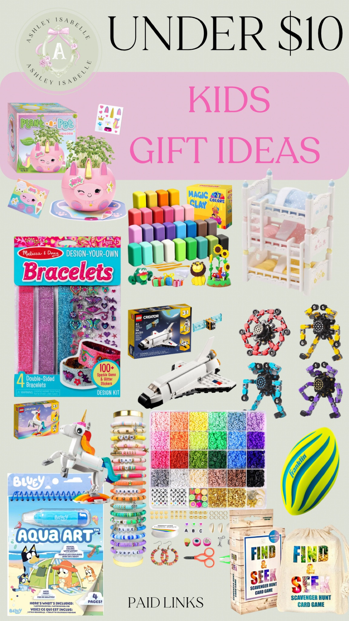 Kids gifts under $10


#LTKSeasonal #LTKGiftGuide #LTKHoliday