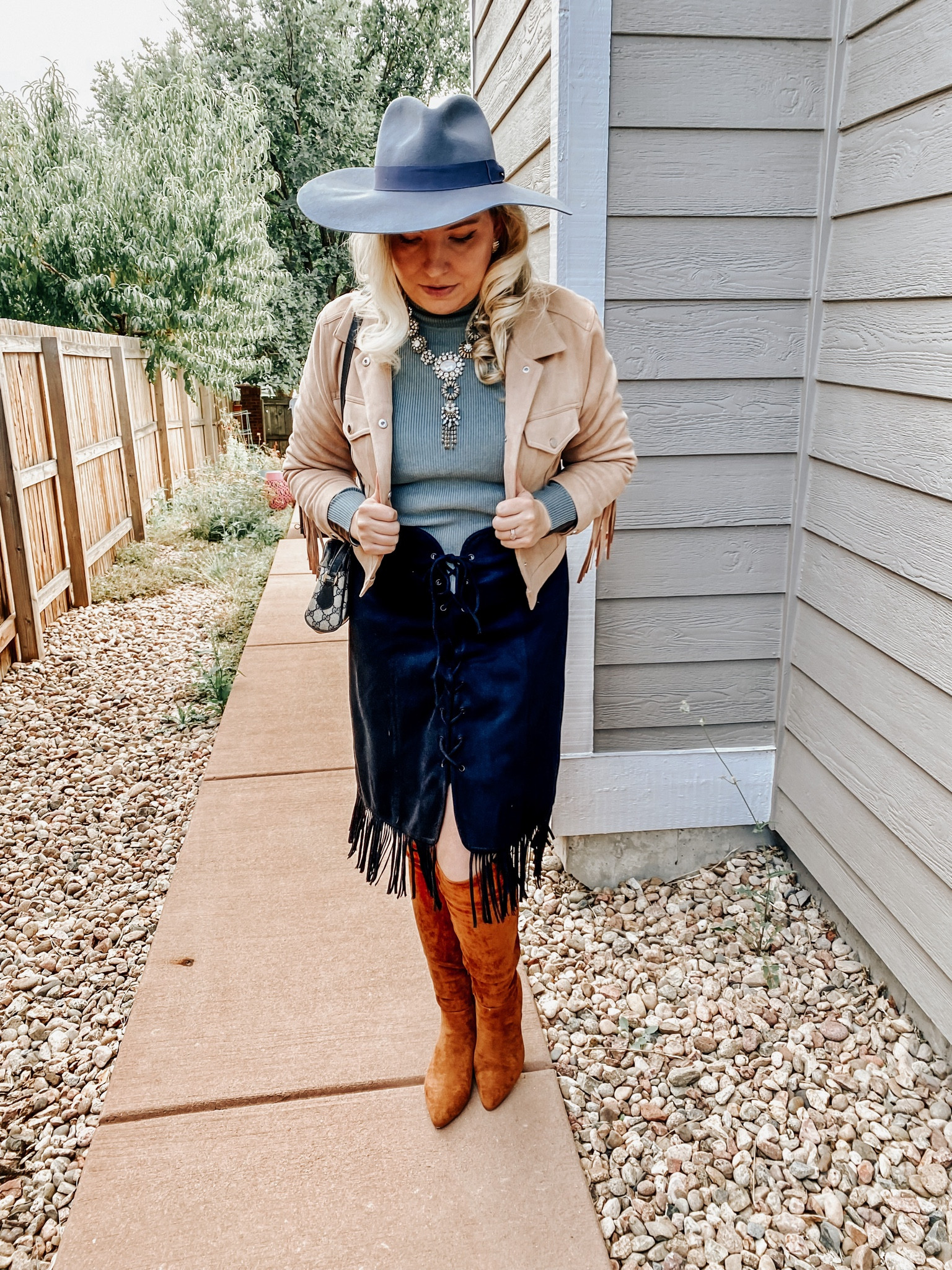 Rent these exact items (jacket and skirt) from Nuuly! Get $20 off with my link below (or on IG bio)

https://share.nuuly.com/kat42828 

#LTKSeasonal #LTKBacktoSchool #LTKSaleAlert