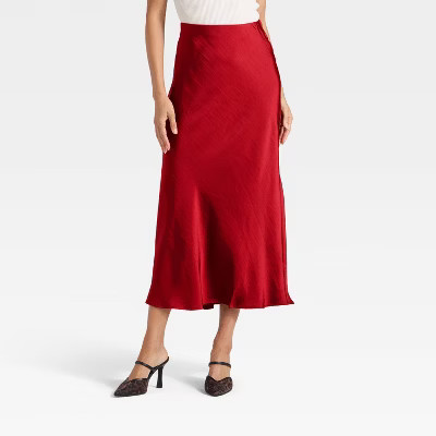 Women's Maxi Slip A-Line Skirt - A New Day™ | Target