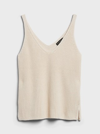 Organic Cotton Sweater Tank | Banana Republic (US)