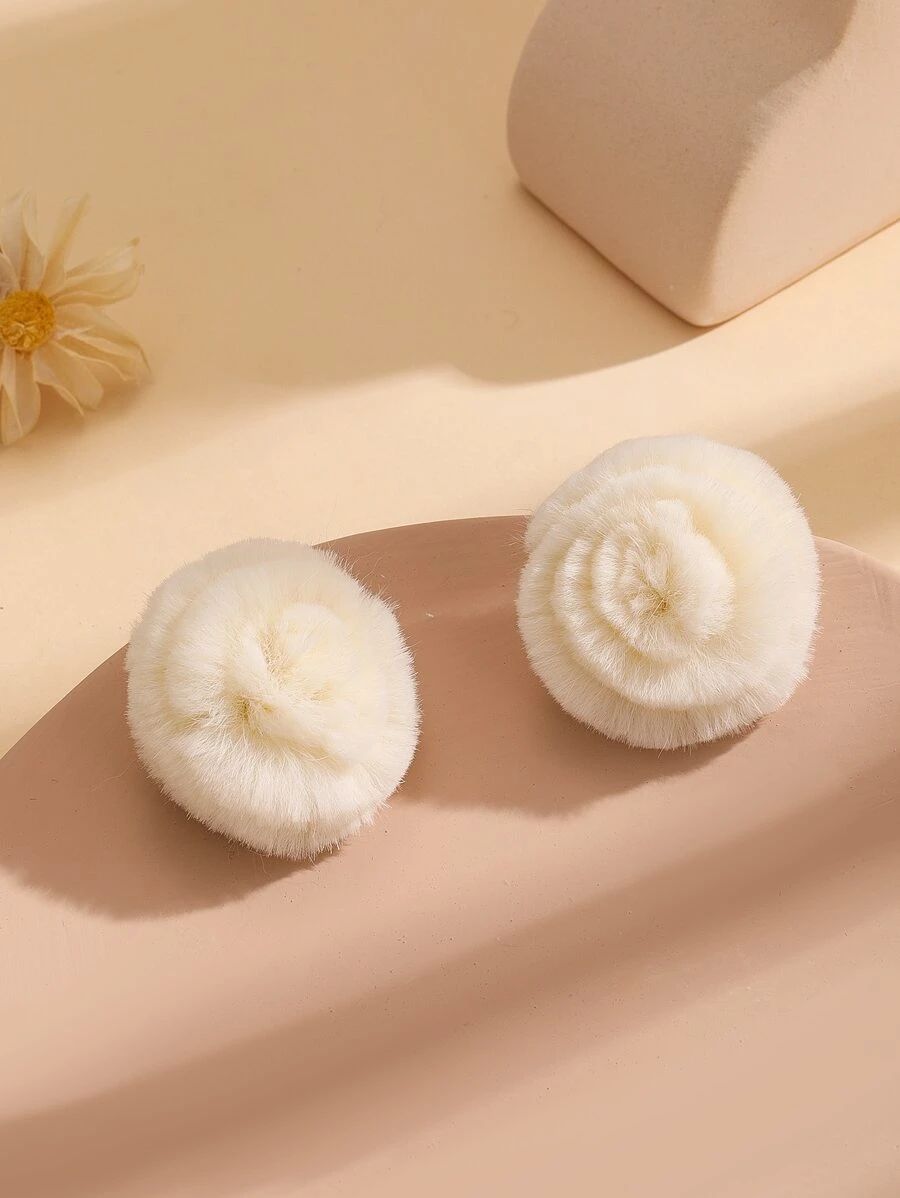 Pom Pom Decor Stud Earrings
   
      SKU: sj2210197020421511
          (1 Reviews)    $2.00     ... | SHEIN