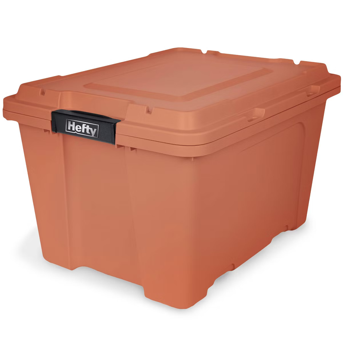 Hefty MAX PRO Storage Tote 18 Gallon - Paprika | Target