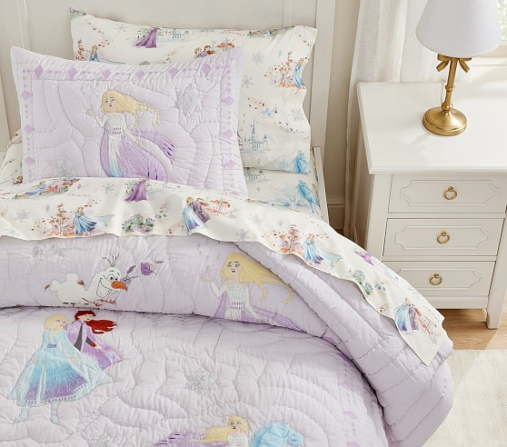 Disney Frozen Enchanted Forest Quilt & Shams | Pottery Barn Kids