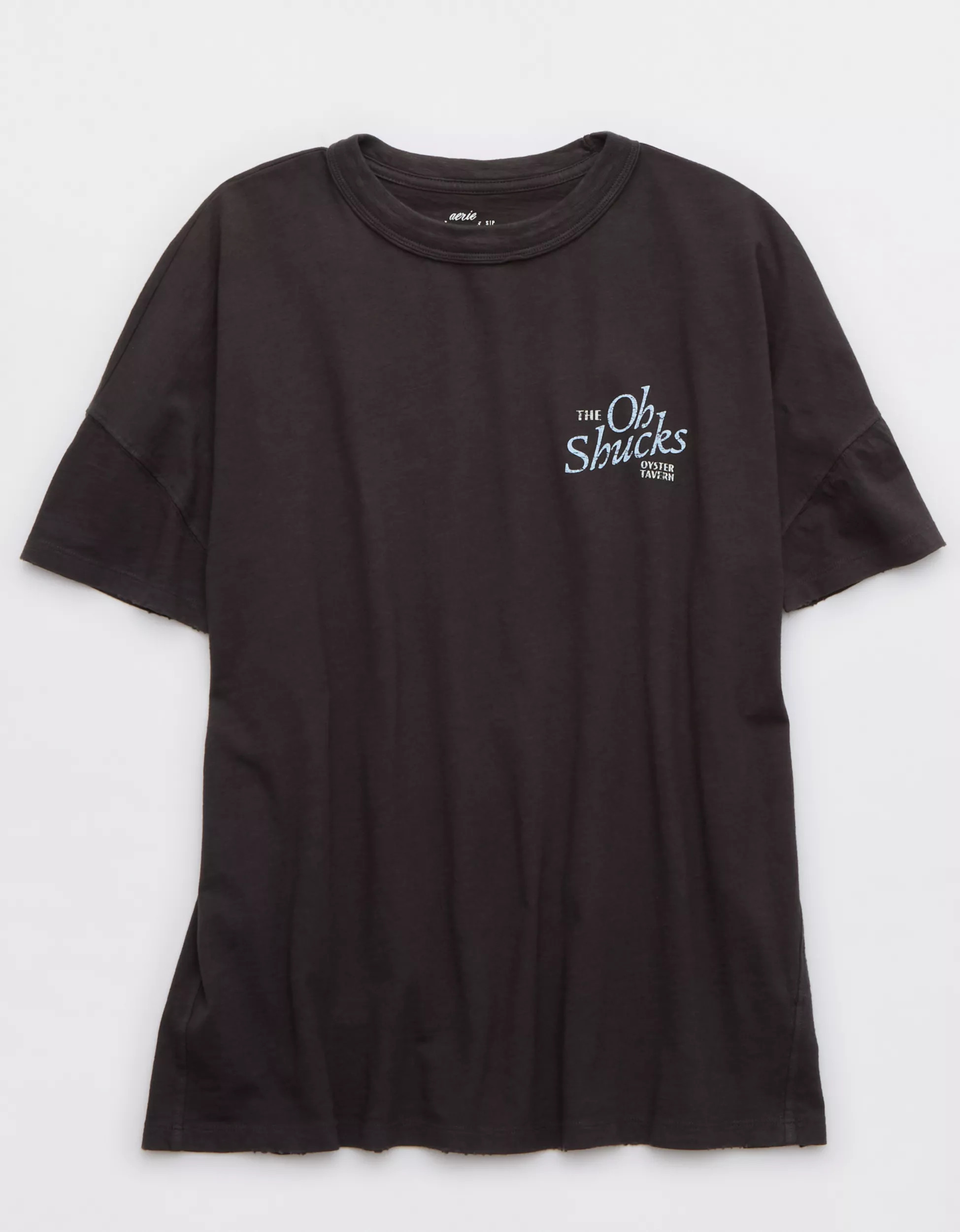 Aerie Oversized Crew Boyfriend T-Shirt | American Eagle Outfitters (US & CA)