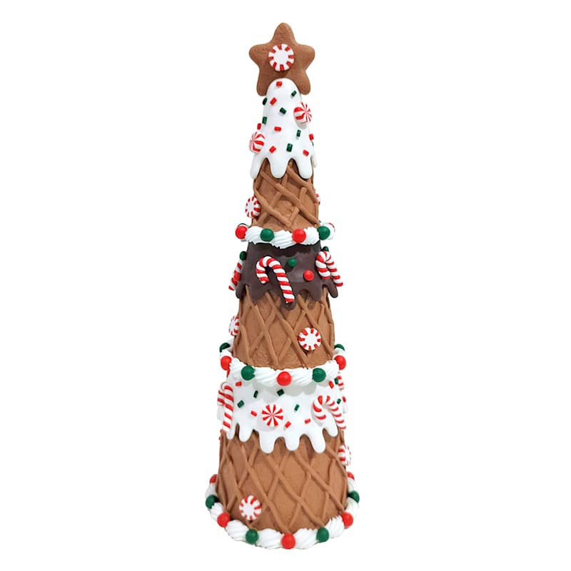 Gingerbread Lane Gingerbread Cone Tree, 12" | At Home
