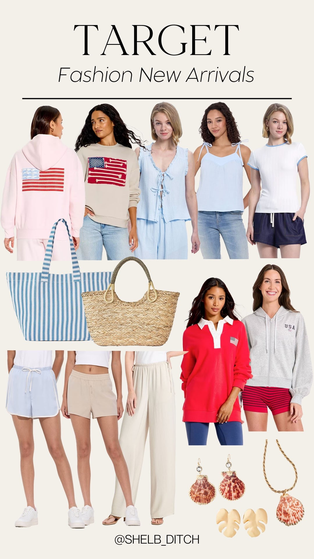 Target new arrivals. Target fashion. Target summer style. Target red white blue style. Target American flag sweatshirt. Target summer top.

#LTKSeasonal #LTKootd #LTKgrwm
