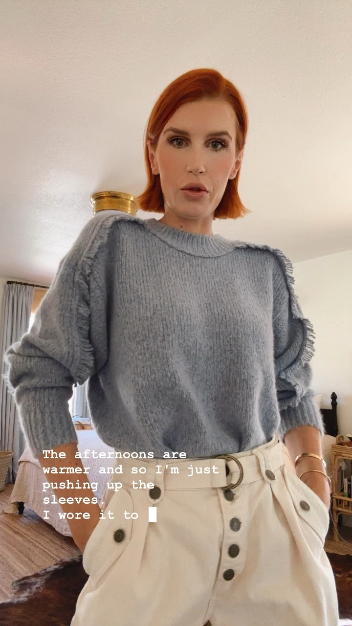 I just added a few new transitional pieces to my wardrobe and I’m so happy with this Brochu Walker cashmere. I have worn this brand for years and keep their pieces - it’s a quality that lasts.
This piece is a good color because it works even as a transitional piece into spring. 
I like it styled with creams or blue denims. 
I wore it today for my video meetings and also to soccer practice. It’s an everyday piece that really adds to your wardrobe. 


#LTKtravel #LTKU #LTKworkwear