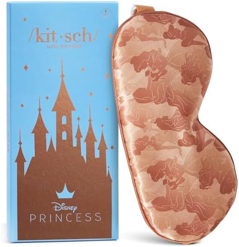 Kitsch & Disney Satin Sleep Mask - Eye Mask for Sleep, Softer Than Silk Satin Sleeping Mask Blind... | Amazon (US)
