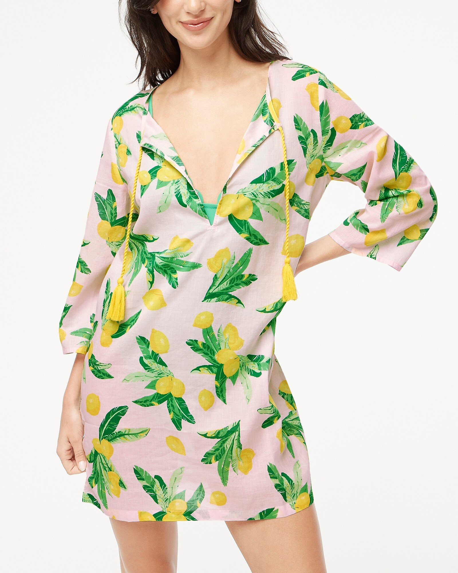Printed beach tunic | J.Crew Factory