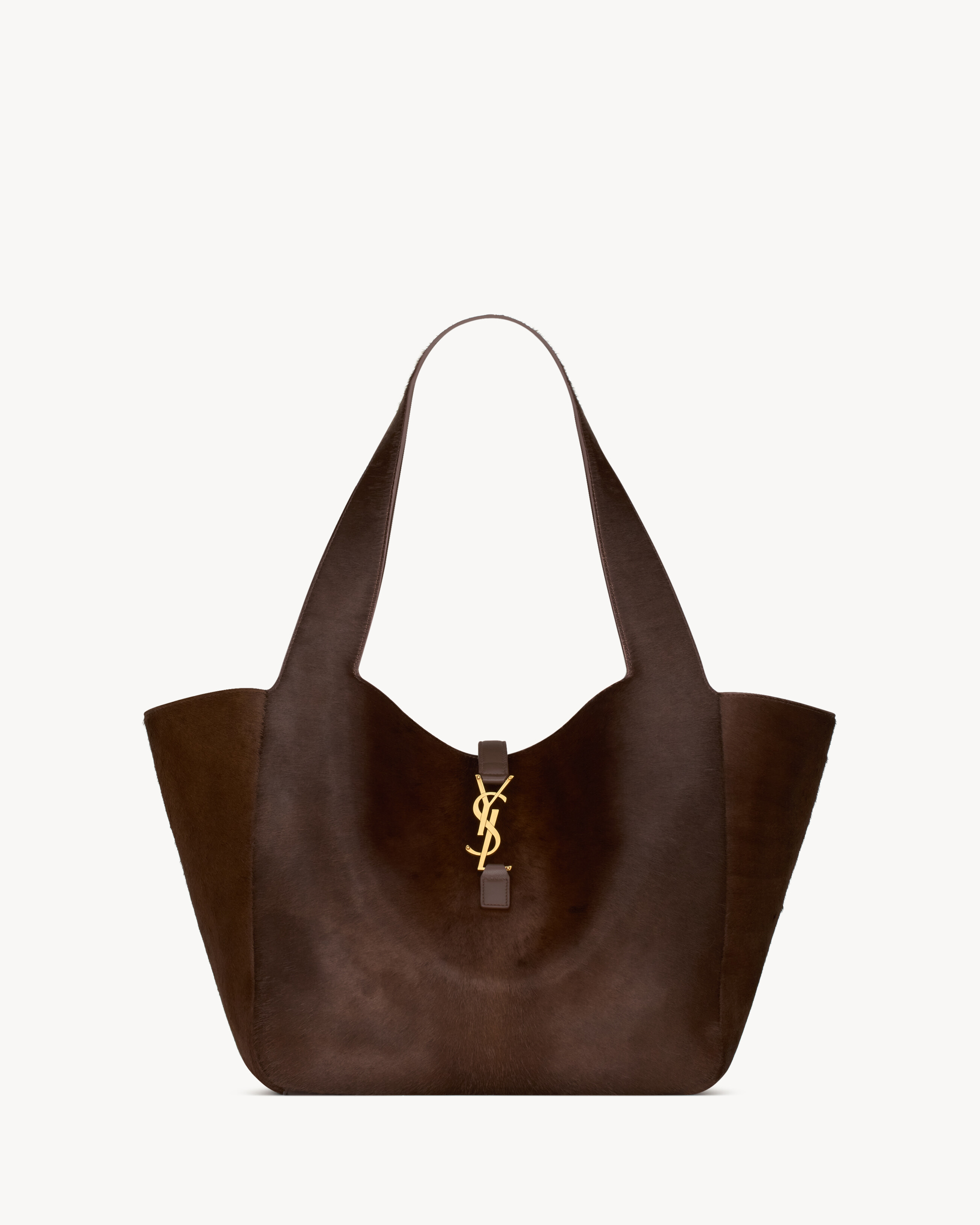 Saint Laurent Le 5 À 7 Bea In Pony Hair Leather - Amber - Women - One Size | Saint Laurent Inc. (Global)