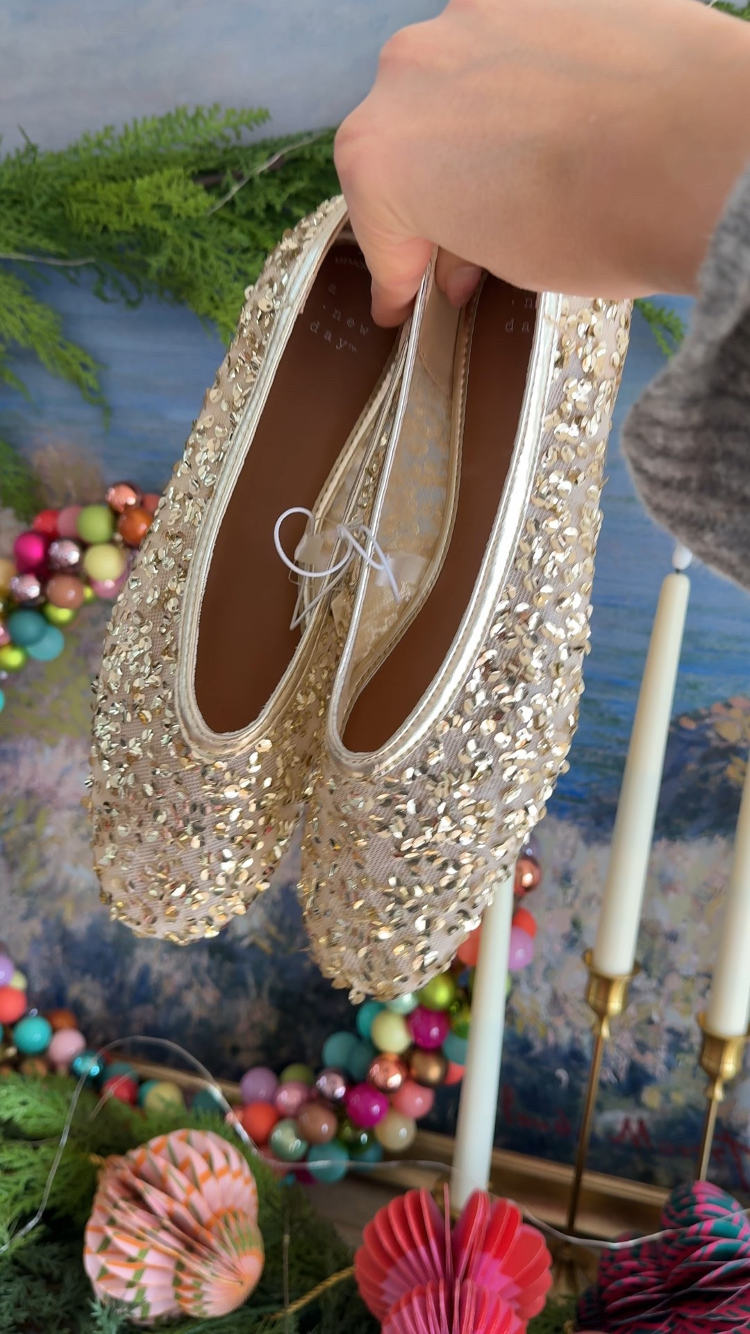 Cutest gold sequin shoes ✨💖

#LTKGiftGuide #LTKFindsUnder50 #LTKHoliday