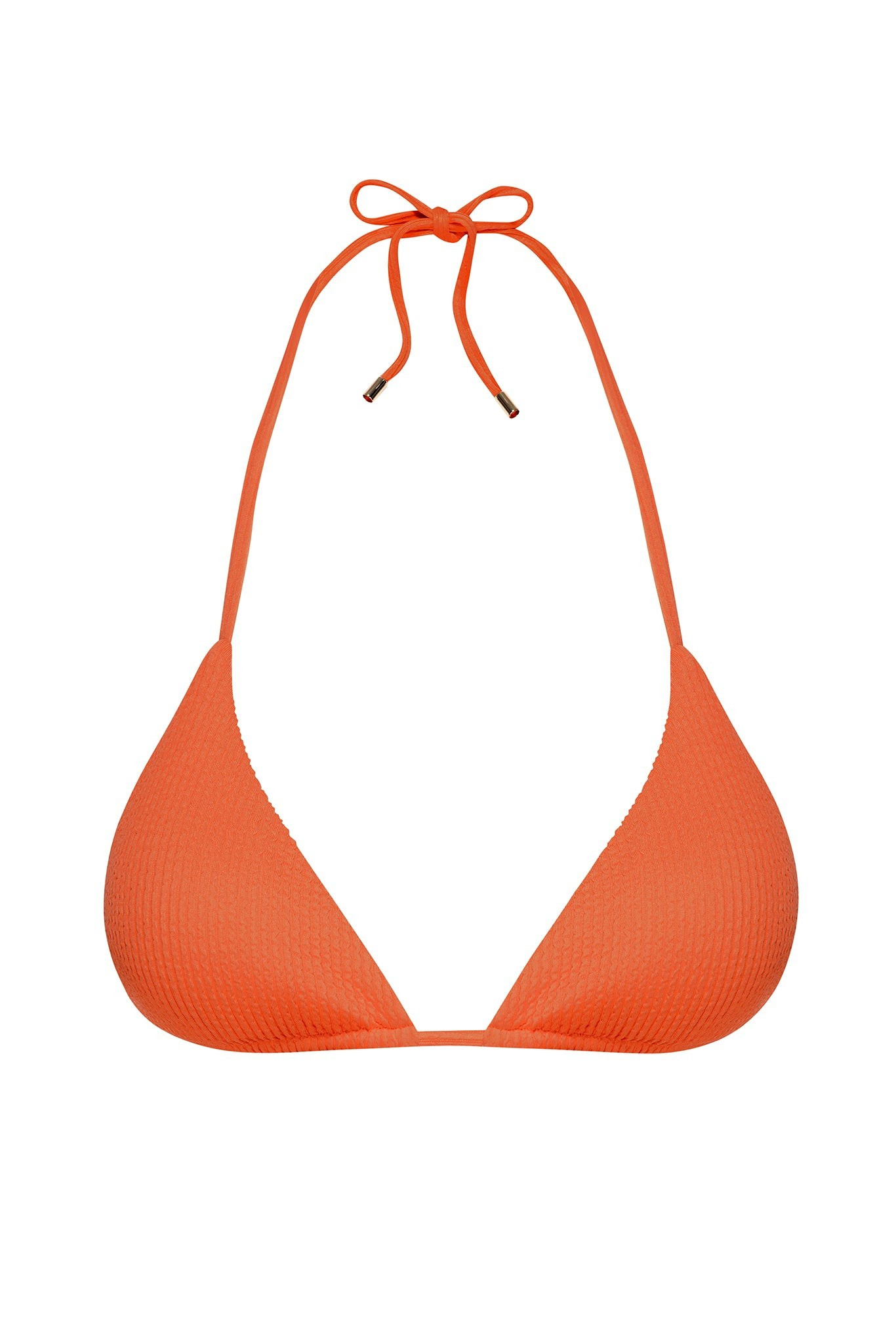 Palma Top - Cantaloupe Crinkle | Monday Swimwear