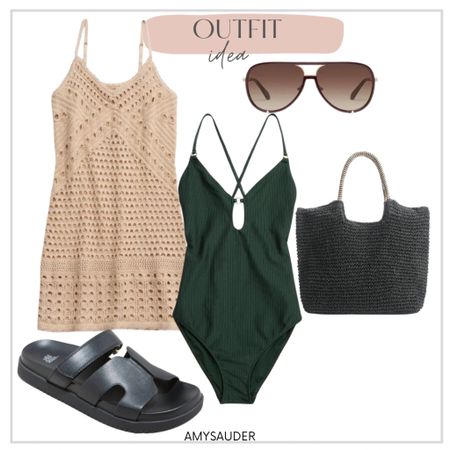 Aerie swimsuits 
Summer outfit 
Sandals 

#LTKStyleTip #LTKSaleAlert #LTKSeasonal