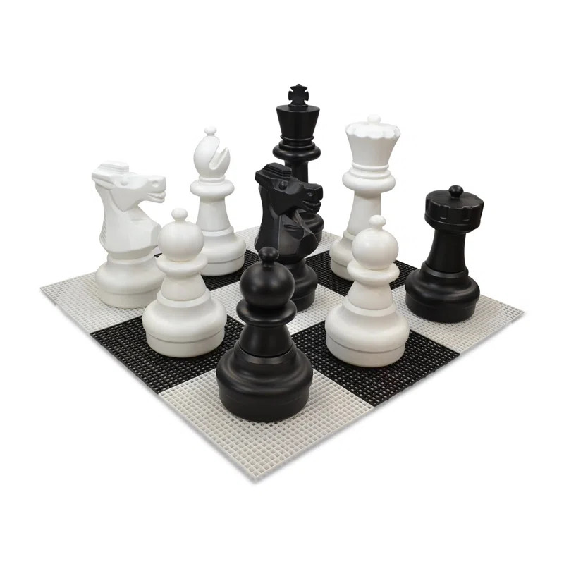25" Giant Plastic Chess Set with Plastic Board | Wayfair North America