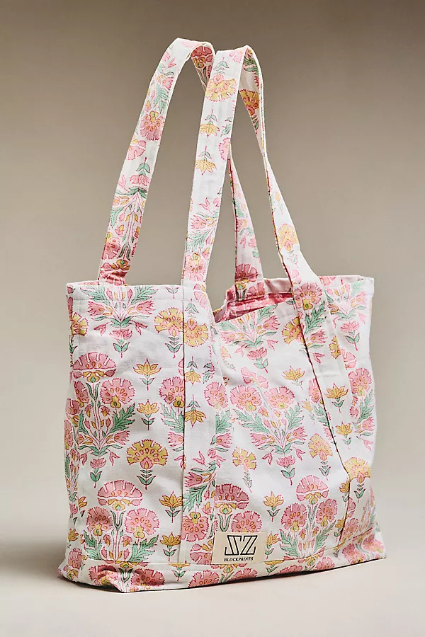 SZ Blockprints Printed Tote Bag | Anthropologie (US)