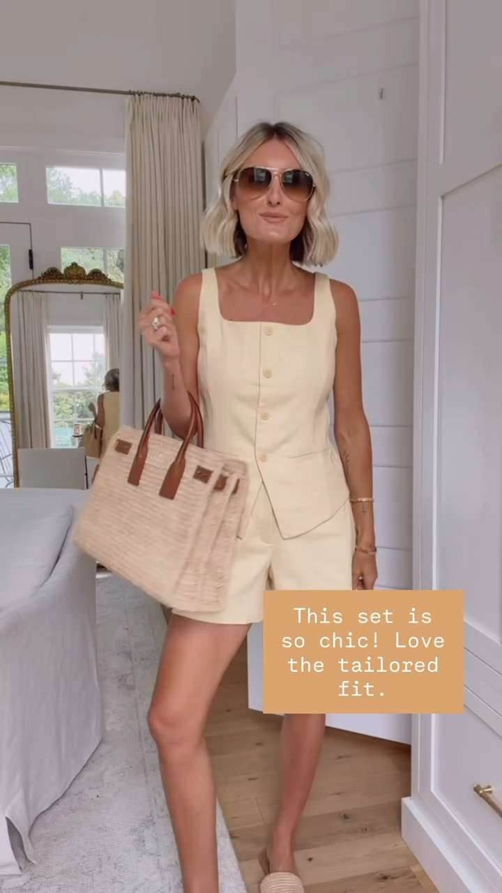 This yellow set is giving major European summer vibes! Love the tailored fit! Use code BRITTANYXSPANX for 15% off your first Spanx order!

Loverly Grey, spanx, matching set, european summer, tailored set, napa outfit 

 #LTKSeasonal