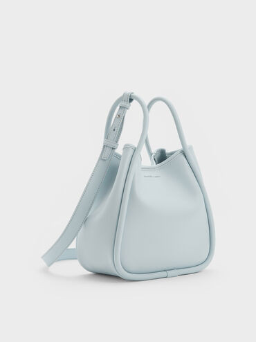 Mini Lyla Tubular Tote Bag
    
         - Sea Salt Blue | Charles & Keith AU