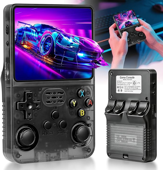 R36S Retro Game Console, Handheld Game Console with 3.5-in IPS HD Screen，Video Game Consoles wi... | Amazon (US)