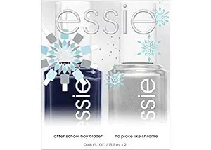 essie Holiday Duo - After School Boy Blazer & No Place Like Chrome - 0.92 fl oz, pack of 1 | Amazon (US)