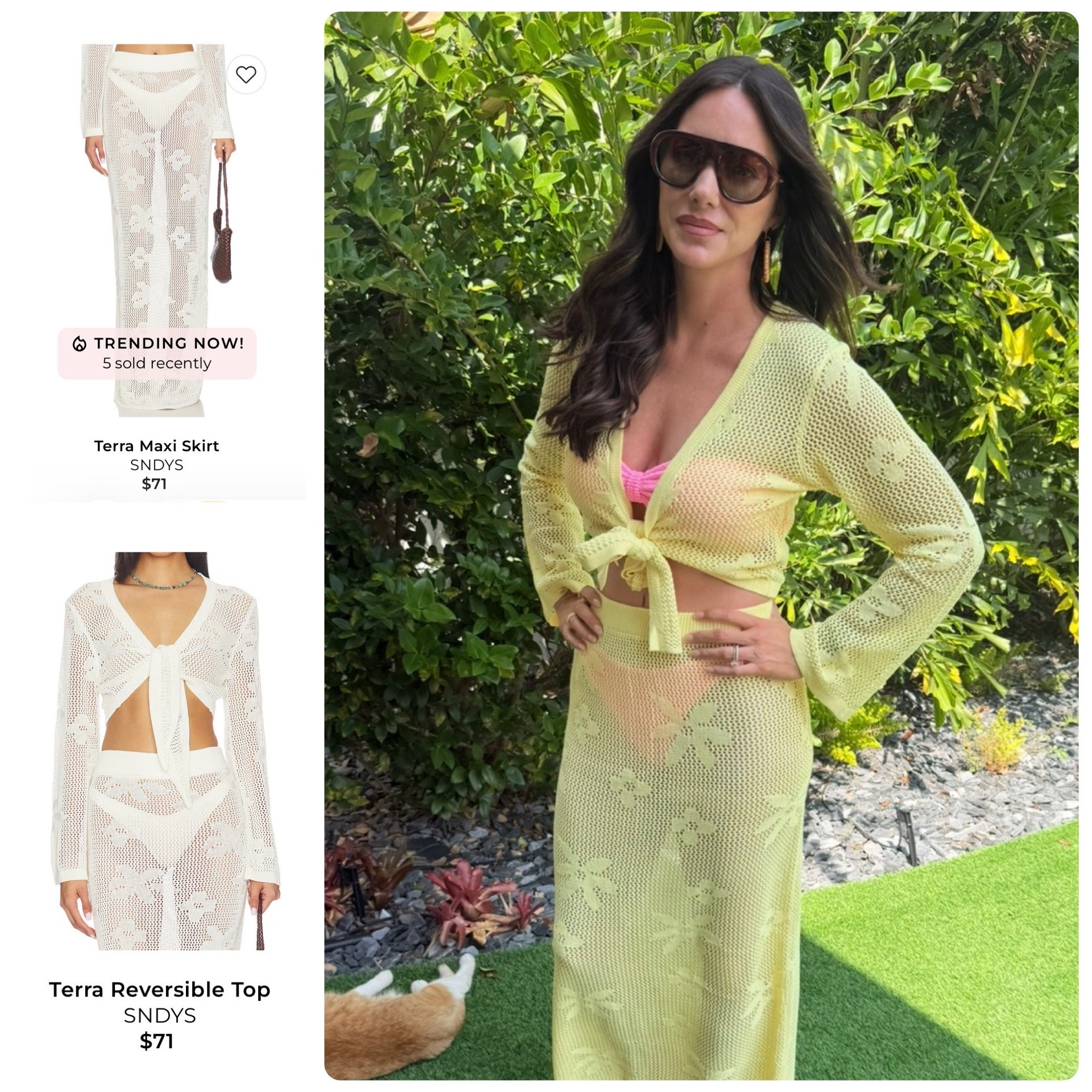 This designer inspired coverup is only $32 for the set on Amazon! 🤍