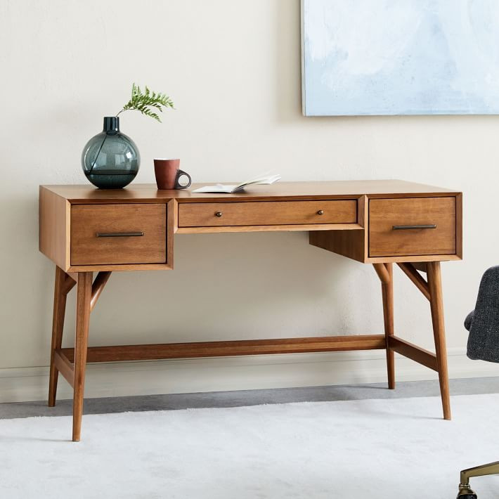 Mid-Century Desk - Acorn | West Elm (US)