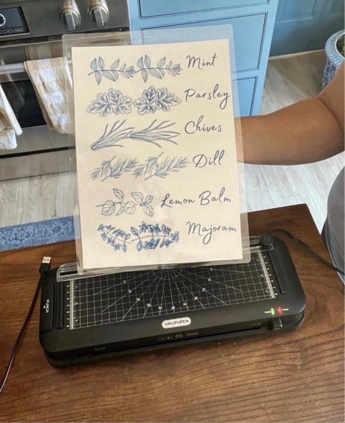 This laminator has been so helpful for my garden labels. If yours always end up smudged or falling apart outside, this keeps them looking neat and holding up way better. I laminated my printed labels and they turned out great. 🌸

#LTKSaleAlert #LTKSeasonal #LTKHome