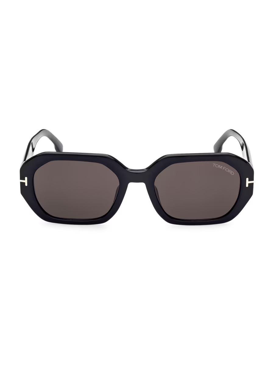 Veronique 55MM Geometric Sunglasses | Saks Fifth Avenue