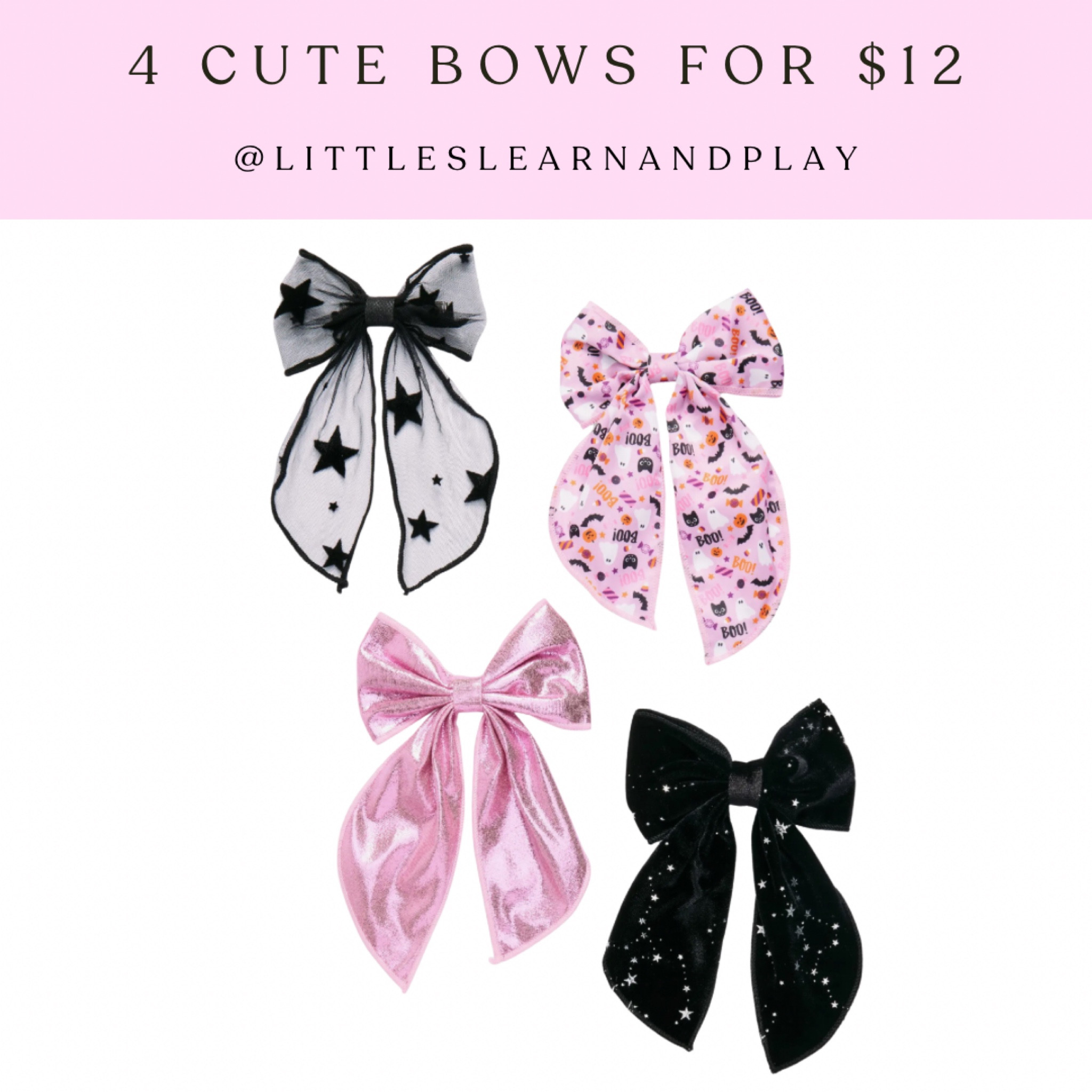 The cutest Halloween bows for kids! 4 for $12!

#LTKKids #LTKFamily #LTKSeasonal