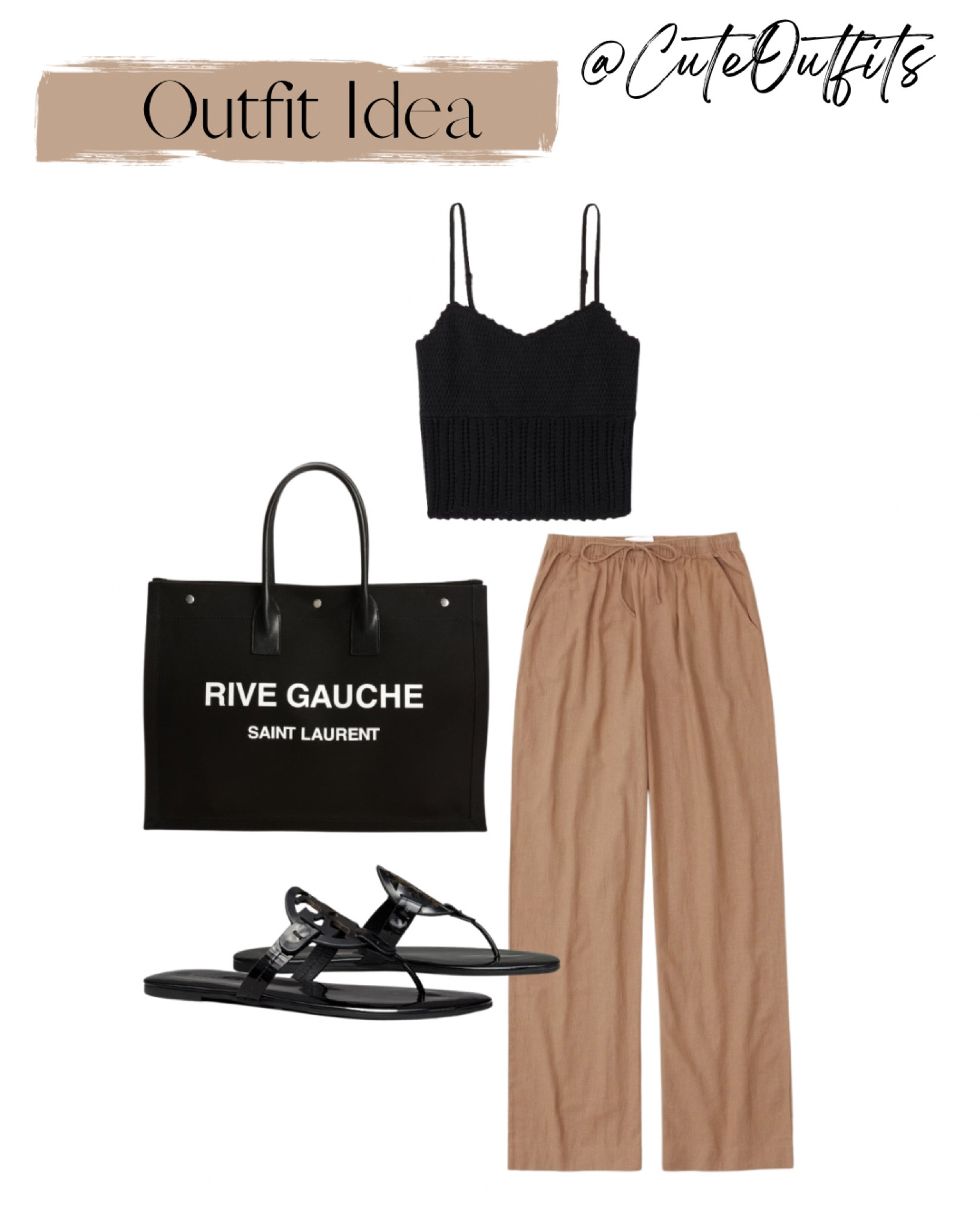Black crochet top
Tan linen pants 
YSL tote
Black slide sandals 


beach looks beach photoshoot vacation capsule vacation looks black sandals black top black crop top black tank top black lace top brown pants tan pants wide leg pants outfit summer pants outfit cover up pants summer sandals 2023 summer shoes 2023 spring sandals 2023 spring shoes 2023 NSale 2023 Nordstrom sale 2023 Nordstrom anniversary sale 2023 summer going out outfits nashville going outfits going out tops summer going outfit night out outfit miami night outfit night outfit summer night outfit casual night outfit nashville night outfit date night outfits jeans date night outfits spring date night outfits summer date night tops date outfit date night summer dinner date outfit casual dinner outfit summer dinner outfit dinner party outfits gno outfit summer brunch outfit summer spring brunch outfit spring summer denim spring outfits 2023 spring tops 2023 summer outfits 2023 summer tops 2023 summer blouses summer basics summer capsule wardrobe summer casual outfits summer concert outfit summer clothes summer essentials summer fits summer fashion 2023 summer fridays summer holiday summer haul summer looks summer must haves neutral summer outfits women summer outfits inspo summer outfit ideas swimsuits 2023 swim cover ups swim suit cover ups swimsuit cover ups swimsuit coverup womens swimwear women swimwear swim coverup cover up swim swimsuits bikini 2023 bikini set bikini sets bikini cover ups womens bikini bikinis two piece swim casual beach outfits beach vacation outfits beach beach cover ups beach coverup beach clothes beach casual beach day beach dinner beach fashion beach festival beachy outfits beach photos beach party beach wear casual beachwear beach style beach vacay beach set beach style beach sarong swim sarong beach resort wear 2023 resort dress resort wear dresses resort style resort casual resort outfits vacation looks vacation sets vacay outfits vacation style vacation clothes beach vacation dress vacation wear tropical vacation outfits neutral fashion summer vacation outfits for Greece

#LTKbeauty #LTKsalealert #LTKU #LTKshoecrush #LTKSeasonal #LTKunder100 #LTKFind #LTKunder50