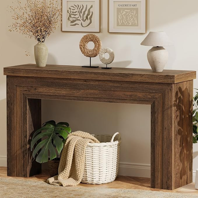 Huuger 54 Inch Entryway Table, Rectangular Console Table for Living Room | Amazon (US)